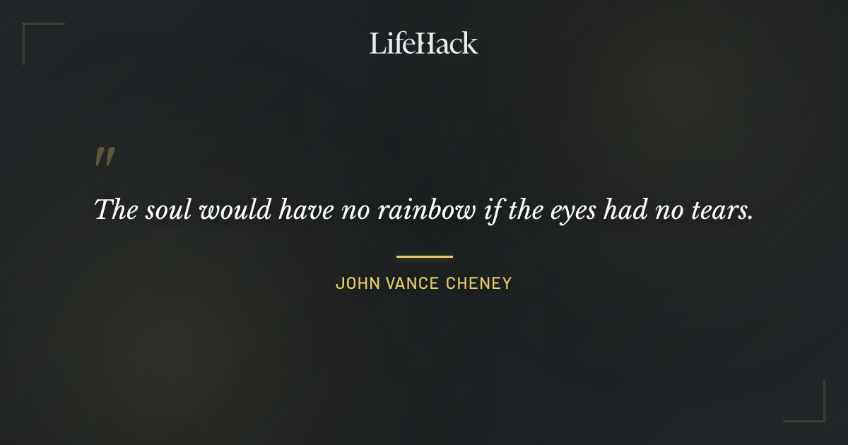 Quote by John Vance Cheney