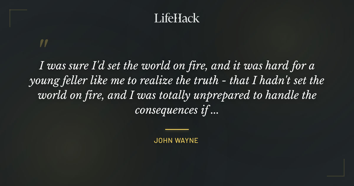 Quote by John Wayne