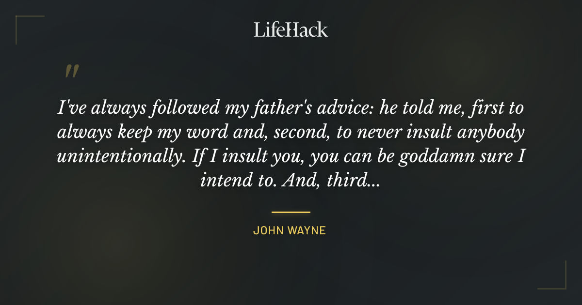 Quote by John Wayne