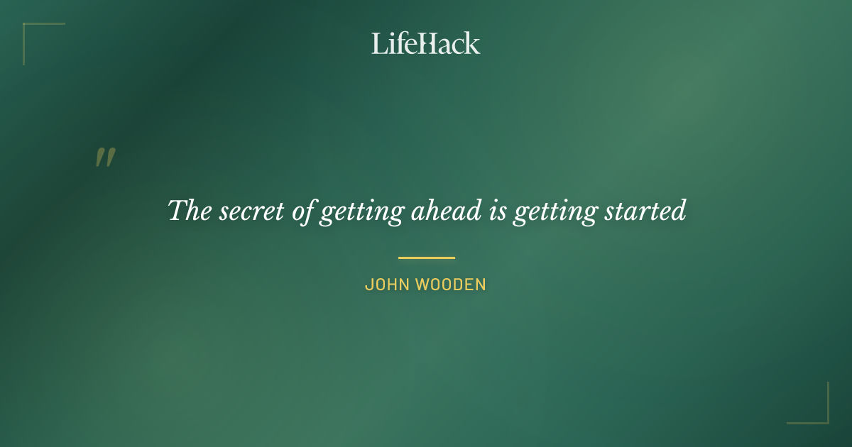 Quote by John Wooden