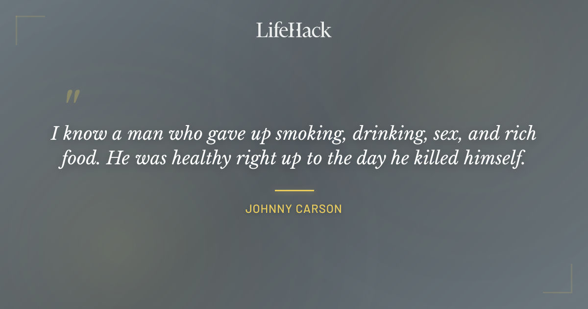 Quote by Johnny Carson