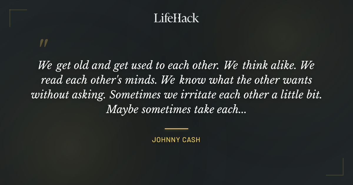 Quote by Johnny Cash
