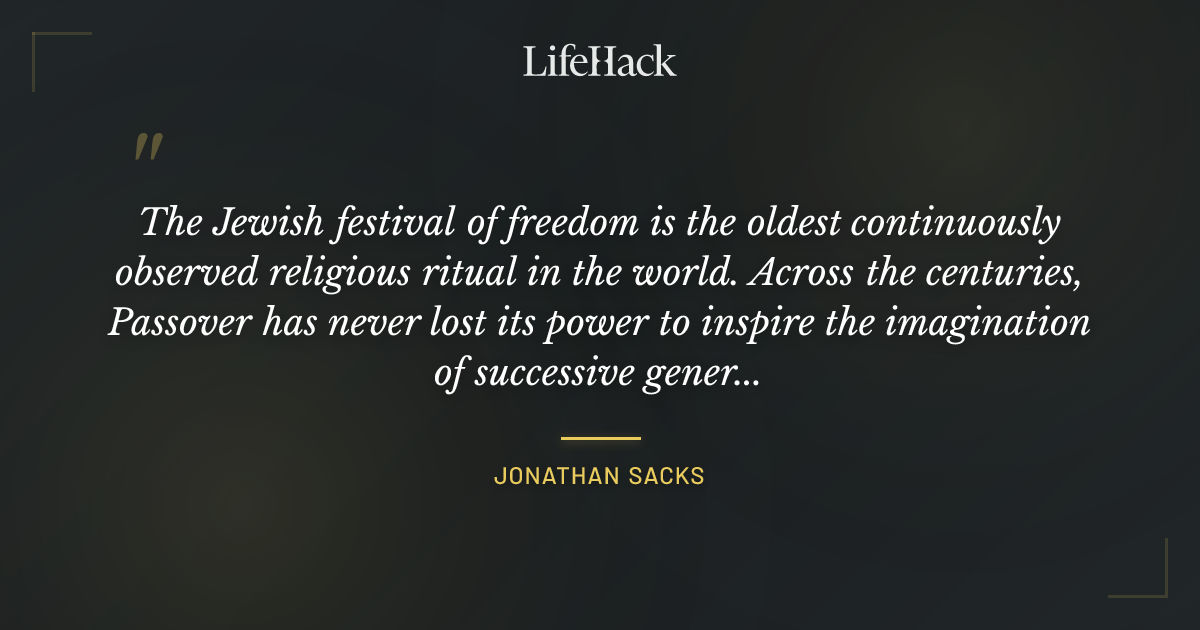 Quote by Jonathan Sacks