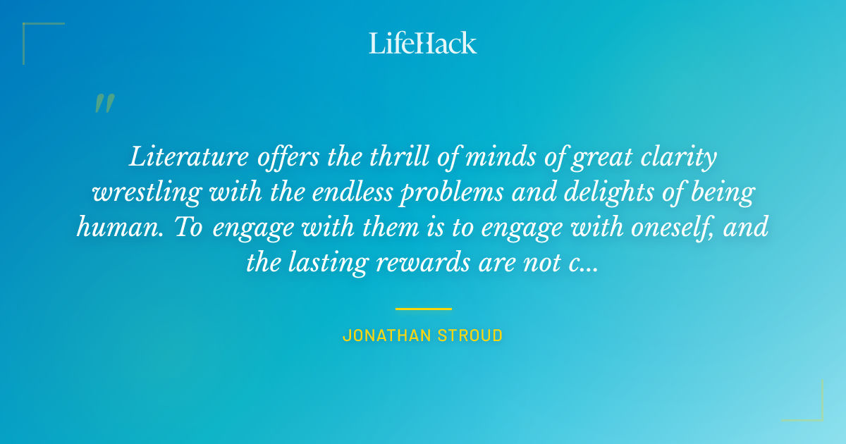 Quote by Jonathan Stroud
