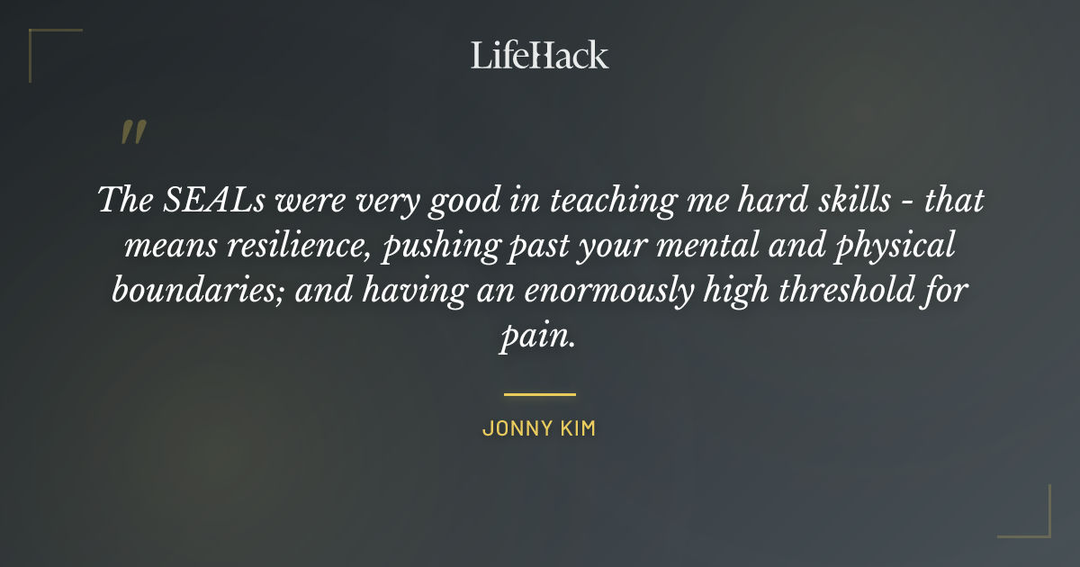 Quote by Jonny Kim