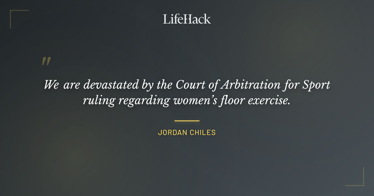 Quote by Jordan Chiles