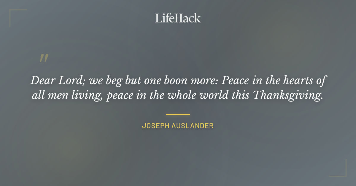 Quote by Joseph Auslander