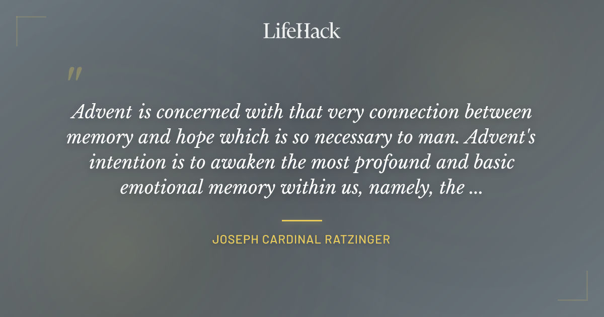 Quote by Joseph Cardinal Ratzinger