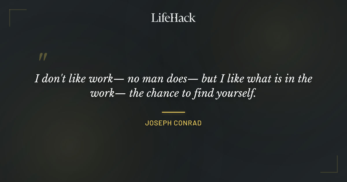 Quote by Joseph Conrad