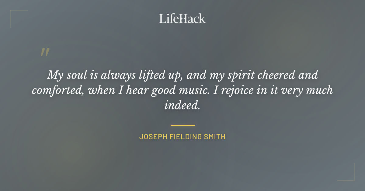 Quote by Joseph Fielding Smith