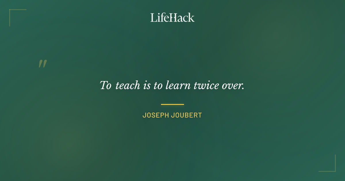 Quote by Joseph Joubert