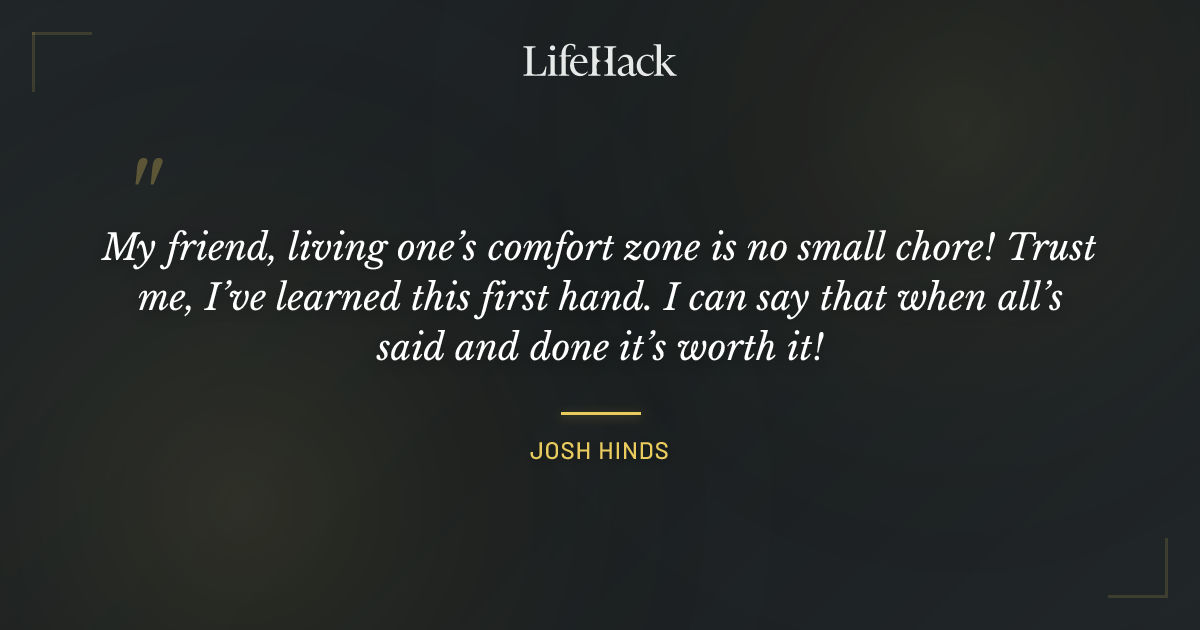 Quote by Josh Hinds