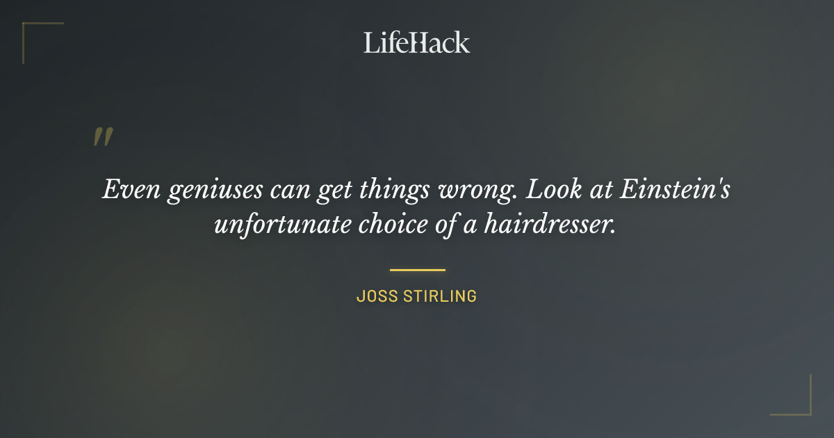 Quote by Joss Stirling
