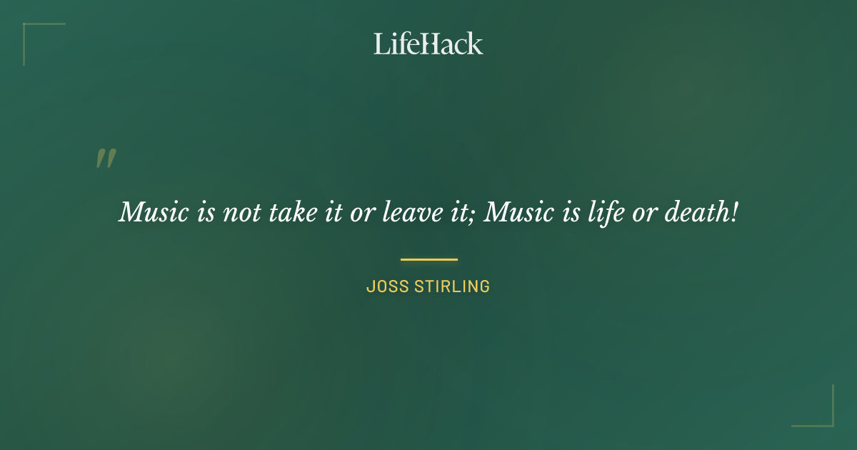 Quote by Joss Stirling