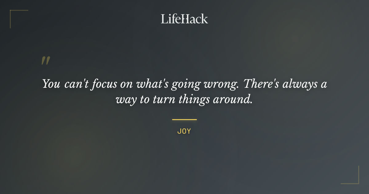 Quote by Joy