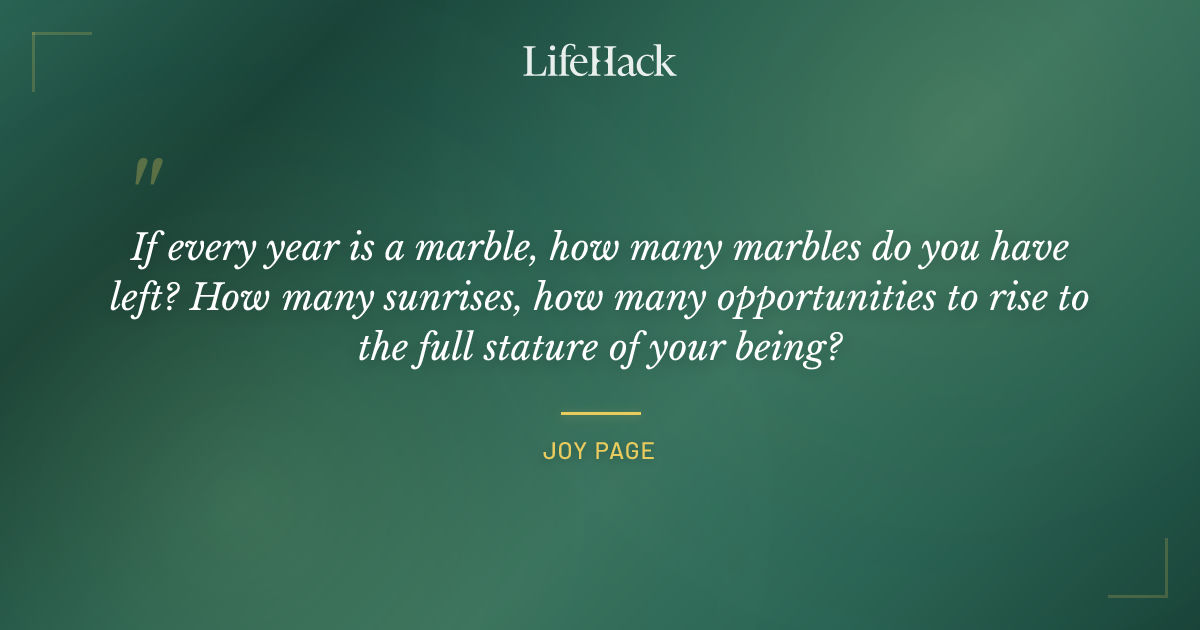 Quote by Joy Page