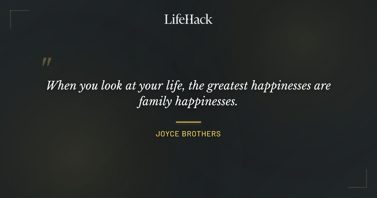 Quote by Joyce Brothers