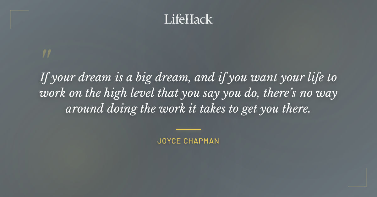 Quote by Joyce Chapman