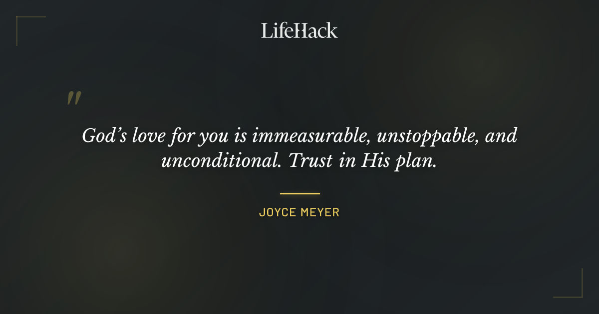 Quote by Joyce Meyer