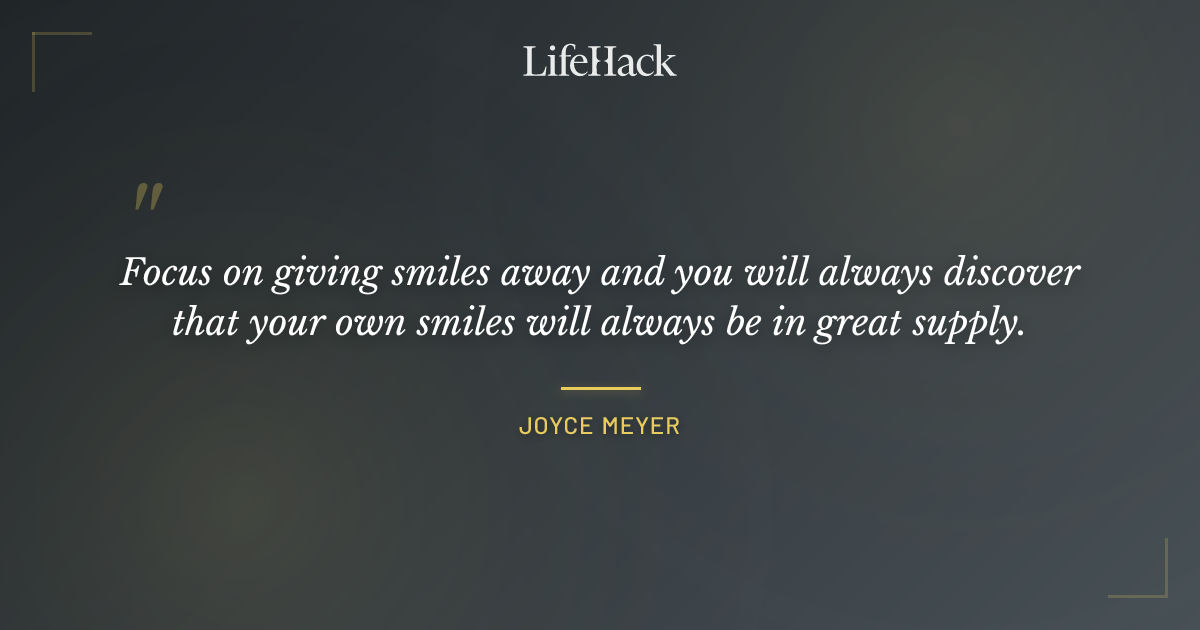 Quote by Joyce Meyer
