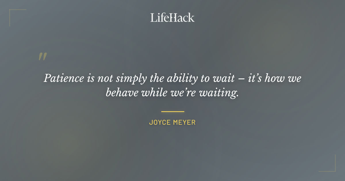 Quote by Joyce Meyer