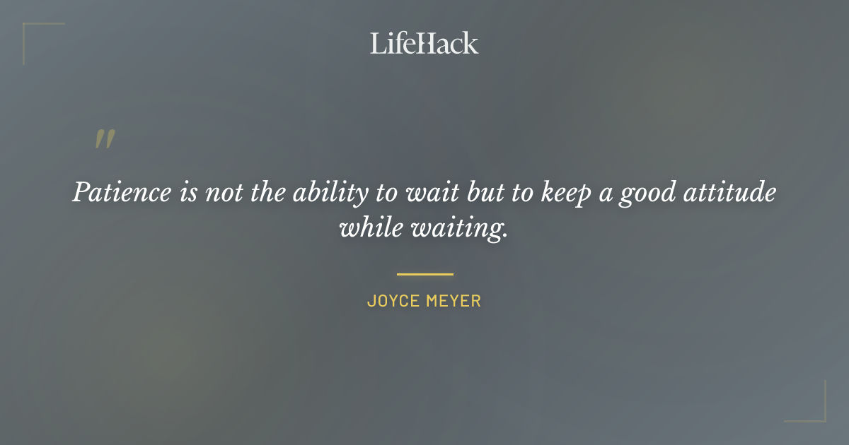 Quote by Joyce Meyer