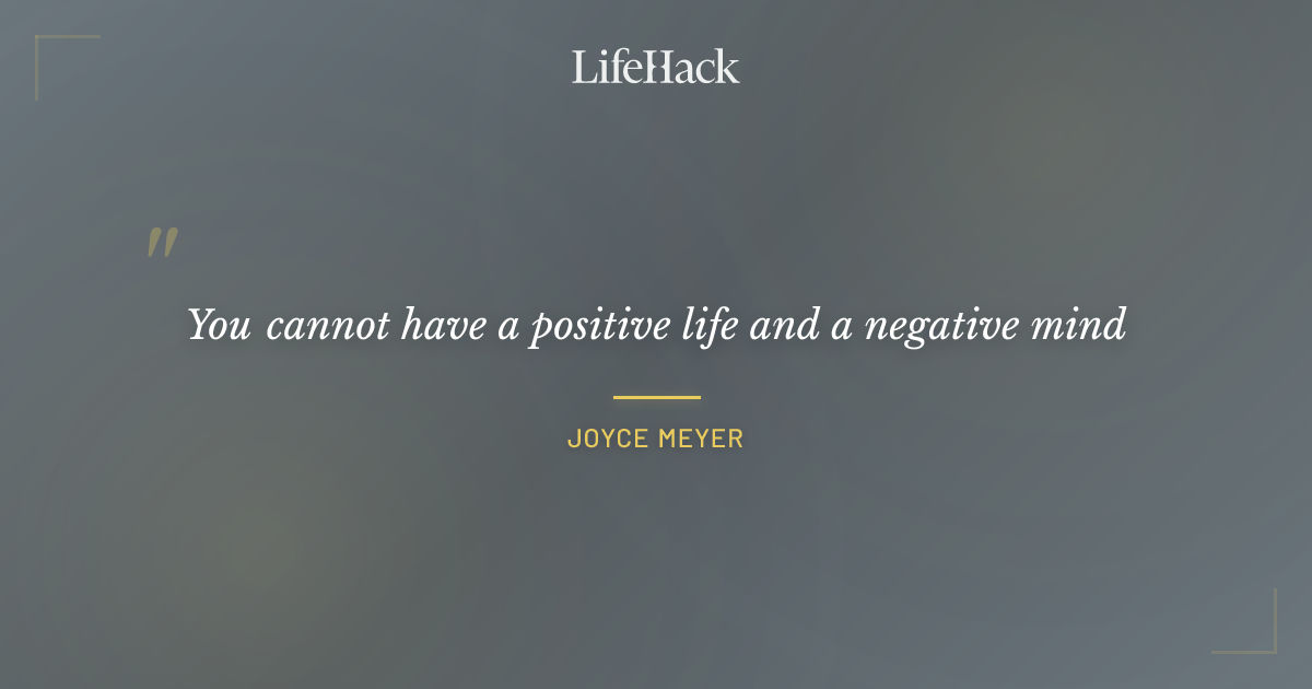 Quote by Joyce Meyer