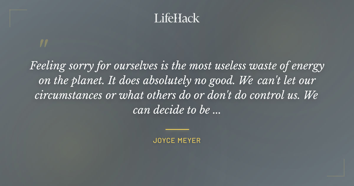 Quote by Joyce Meyer