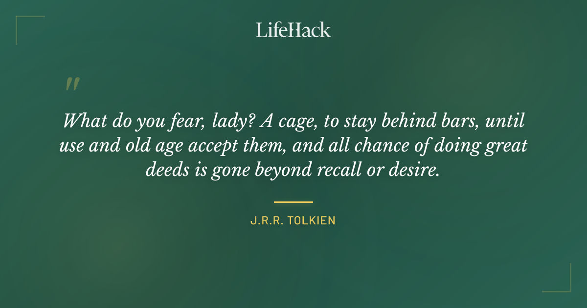 Quote by J.R.R. Tolkien