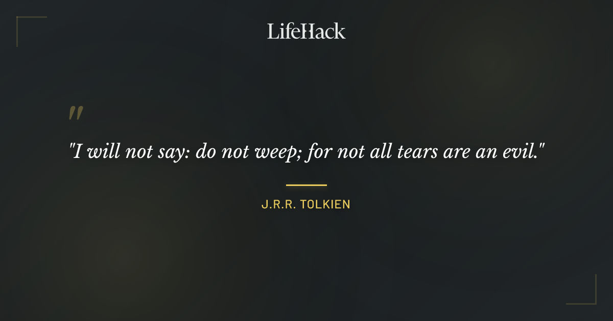 Quote by J.R.R. Tolkien