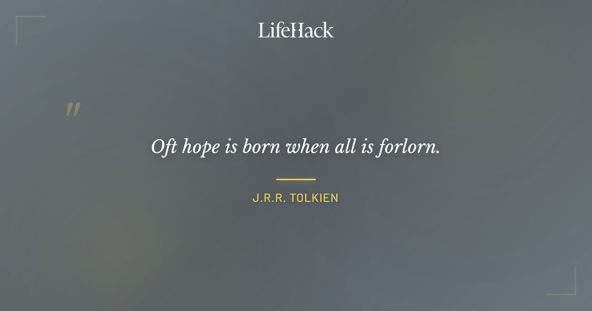 Quote by J.R.R. Tolkien