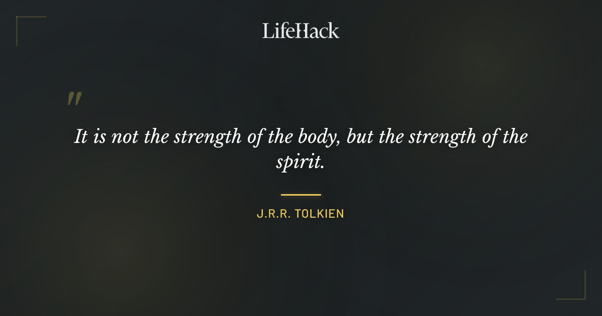 Quote by J.R.R. Tolkien