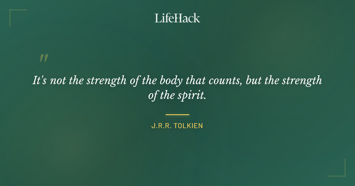 Quote by J.R.R. Tolkien