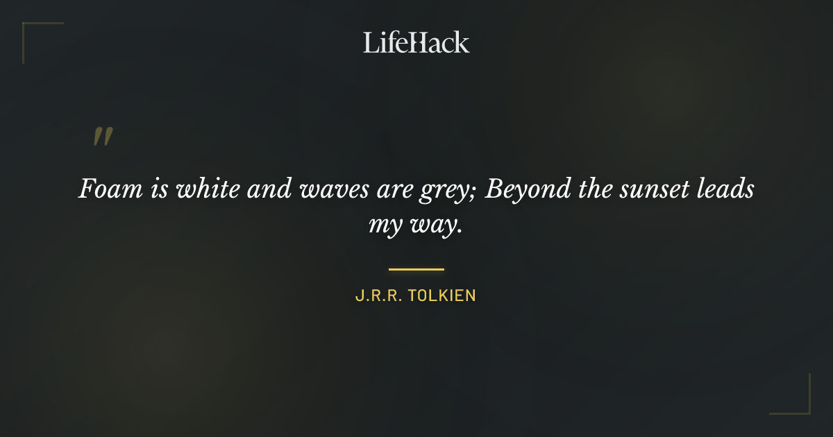 Quote by J.R.R. Tolkien