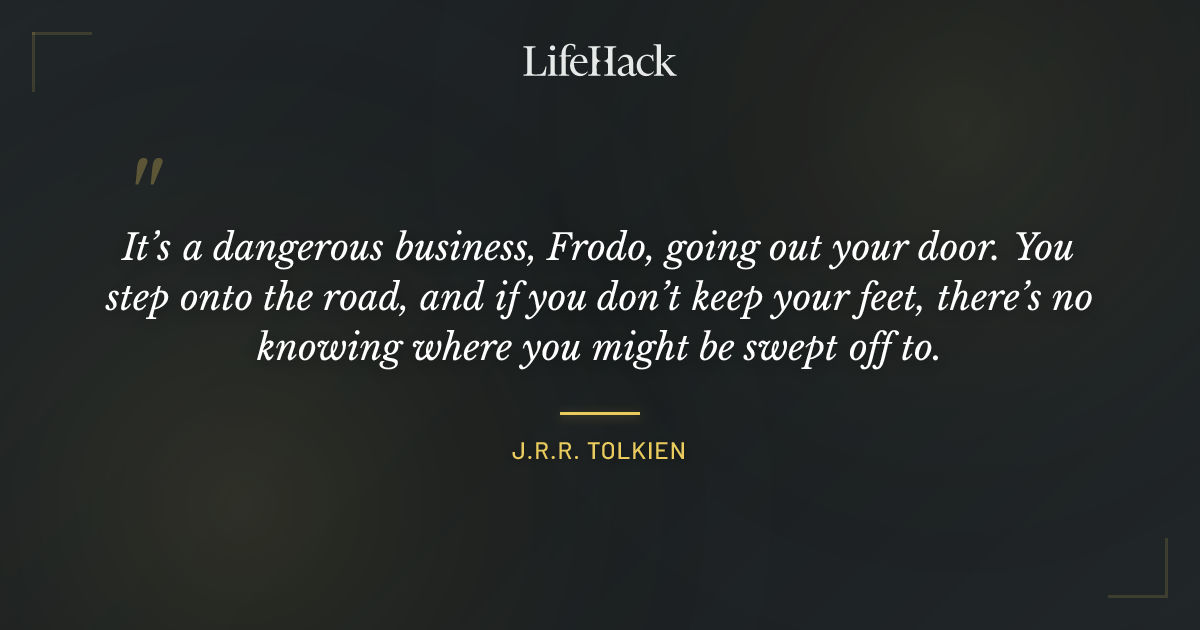 Quote by J.R.R. Tolkien