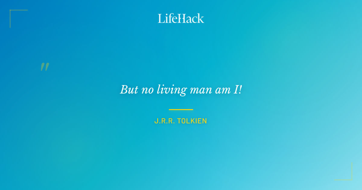 Quote by J.R.R. Tolkien