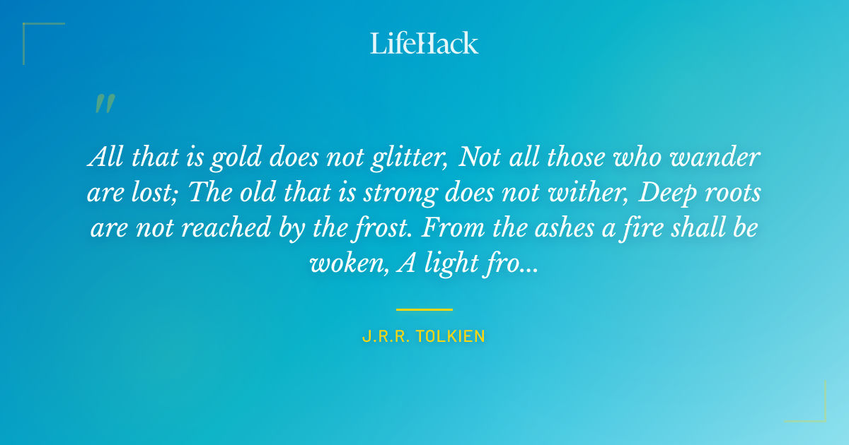Quote by J.R.R. Tolkien