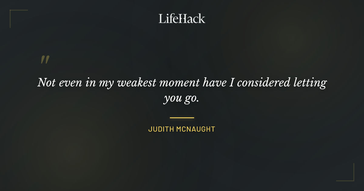 Quote by Judith McNaught