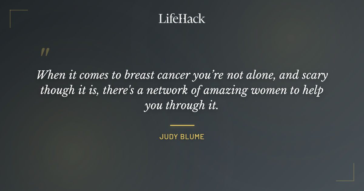 Quote by Judy Blume