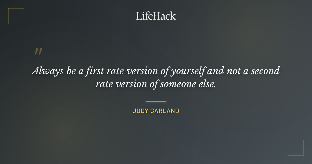 Quote by Judy Garland