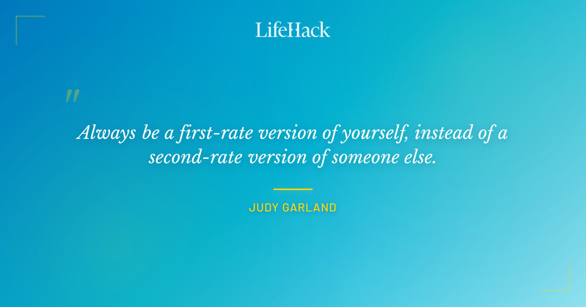 Quote by Judy Garland