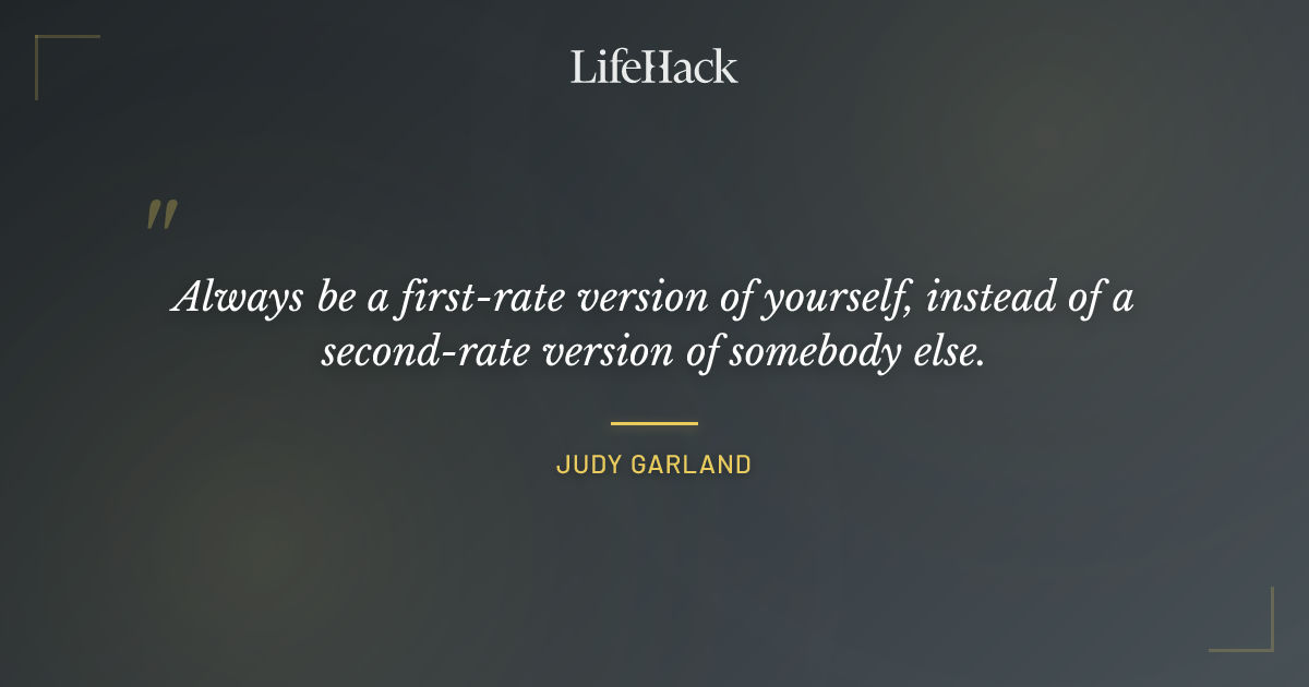 Quote by Judy Garland