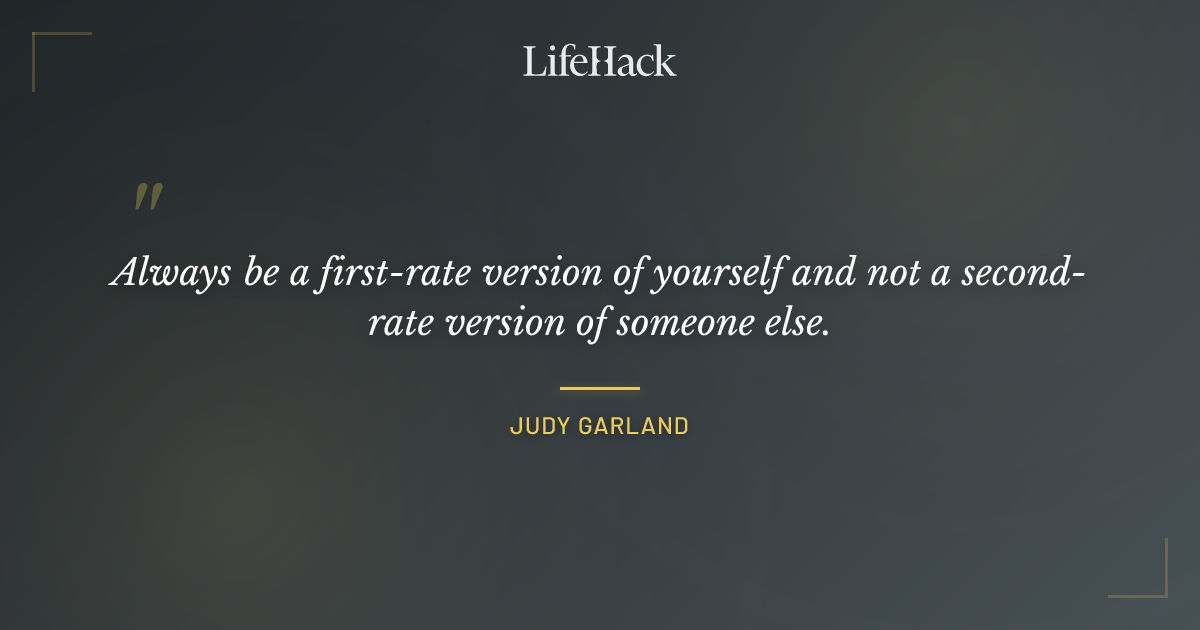 Quote by Judy Garland