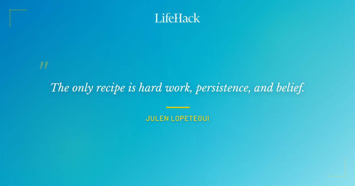 Quote by Julen Lopetegui