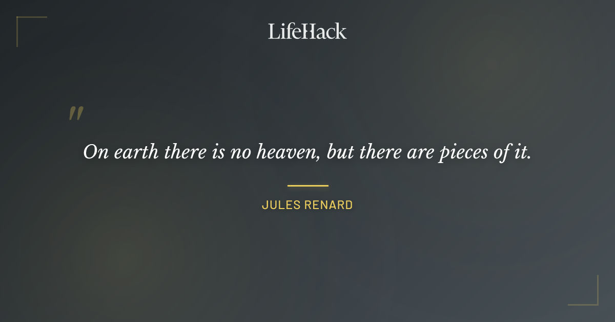 Quote by Jules Renard