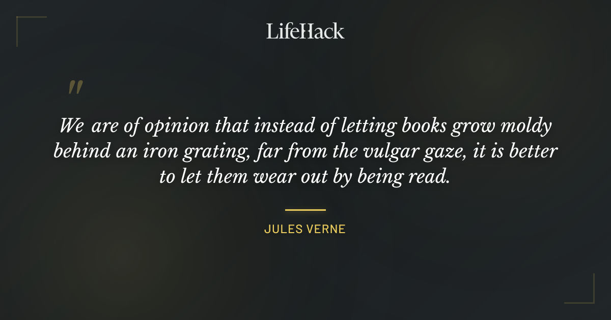 Quote by Jules Verne