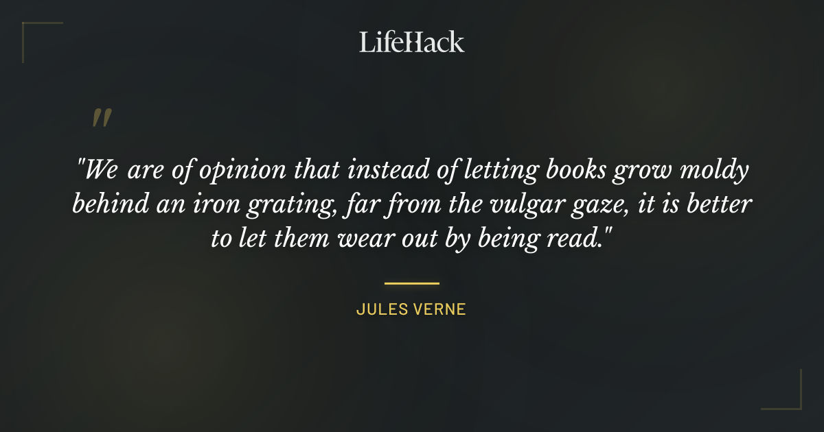 Quote by Jules Verne