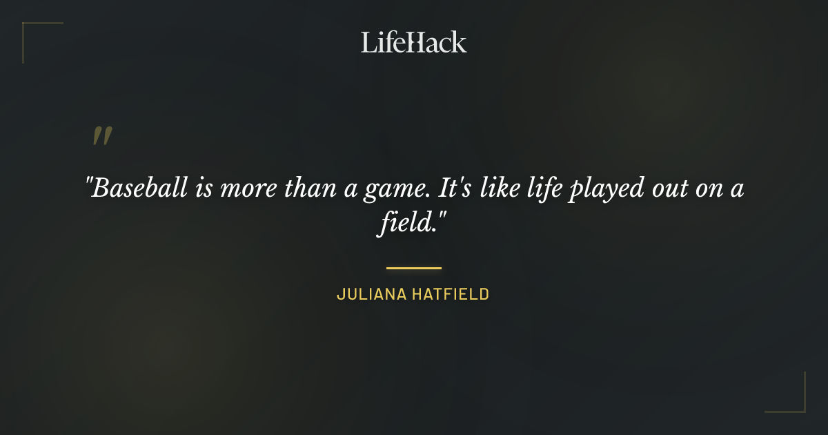 Quote by Juliana Hatfield