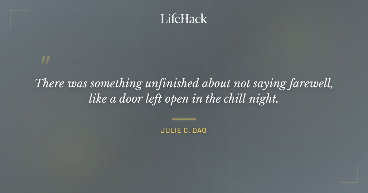 Quote by Julie C. Dao