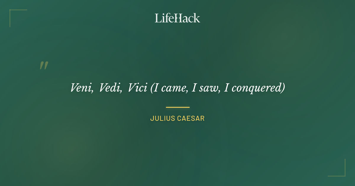 Quote by Julius Caesar